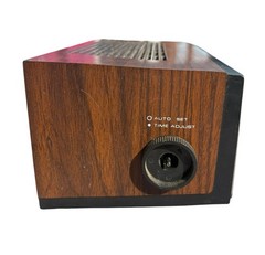 Vintage Sears Flip Clock Woodgrain Radio – Broken For Parts