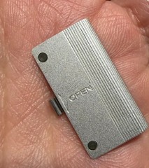 SONY ICR-9 AM Receiver Pocket size Silver Vintage 1977 Tested & Working.