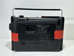 Vintage Sanyo M2555N 3-Band Radio & Cassette Player/Recorder ~ Tape Not Working