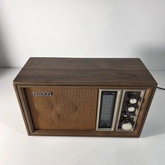 TESTED GOOD Vintage Sony Transitor Radio TFM-9450W AM FM Table Top Radio Wood