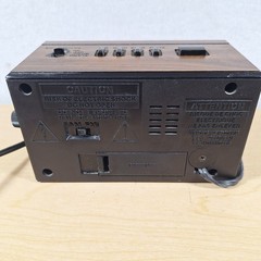Vintage General Electric GE 7-4601A Woodgrain Finish AM FM Alarm Snooze Works