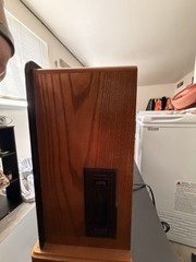 Thomas Museum Series AM/FM Wood Tabletop Radio with Analog Tuning Dial