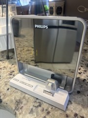 Vintage Philips DC190 Mirror Display iPod Dock Clock Radio – Tested & Working