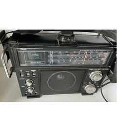 Rhapsody Vintage Multiband Radio Receiver AM FM CB SW Air WB Black Portable