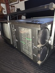 Vintage Sears 580 Portable Receiver Television Radio PSB 5&Prime; screen 1983 Works