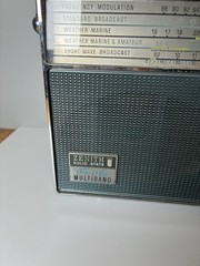 Zenith Solid State FM/AM Multiband Radio Royal 94 Inter-Oceanic Receiver WORKS