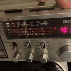 Vintage RCA CGR 056S Tv Radio Weather Portable AC DC Auto Adapter As Is