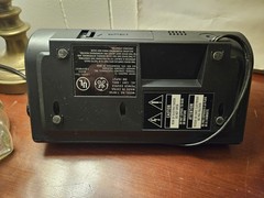 GE Radio Cassette Player Alarm Clock AM/FM Radio 7-4915A Works Cassette Untested