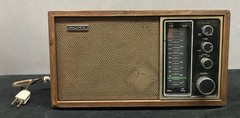 Sony TFM-9440 W AM/FM Table Top Wood Grain Radio Tested