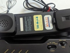 Vintage Soundesign 7569BLK AM/FM Electronic Clock Radio Cassette Telephone