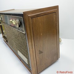 Vtg General Electric Superheterodyne C1590A AM/FM Dual Speaker Radio Working