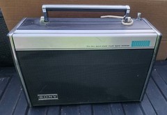 SONY 10Band Receiver AM/FM/AIR/PSB/LW/SW 1-5/BFO Model CRF-5100 , Untested