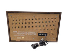 Sony ICF-9650W Vintage AM FM Table Radio Woodgrain Tested