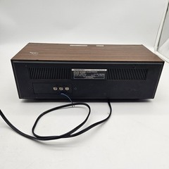 Vintage Soundesign 3970A AM FM Stereo Electronic Clock Radio Woodgrain Japan