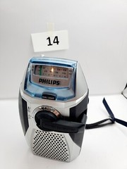 VTG Philips AE1000 Portable Radio AM FM Self Powered Tuner Rechargeable Crank