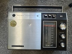 Panasonic RF-1200 Vintage Multi-Band Radio, AM/FM/MB/VHF/WEATHER, 5 Band, 1970&rsquo;s