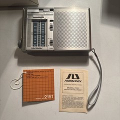 Vintage Portable Soundesign AM/FM Transistor Radio Model 2151 New In Box