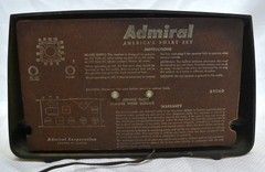 Vintage Admiral 5J23 N Tube Radio