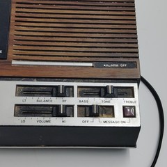 VTG -Sears 1979 Model 23400 AM/FM Cassette Clock Radio Tested- powers on. READ!!