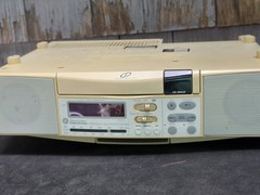 1995 GE Spacemaker 7-4290 Under Cabinet AM/FM Radio CD Player Light Clock VTG