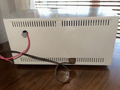 Vintage Bradford Radio and Clock, Model 91025 Light Beige ~Not Working