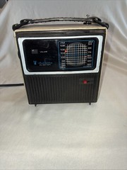 Vintage Juliette Topp Portable Radio FPR-1272B Am/fm AC/Battery – Tested Works!