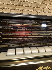 Metz 409/3D 1950’s German Radio Large Tabletop Tube AM FM SW Radio