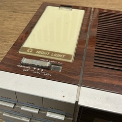 Vintage Soundesign Dual Alarm Clock Radio # 3744 Wood Grain – READ