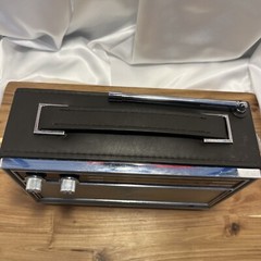 Vintage SounDesign Model No. 2297 AM / FM Radio AC-DC AFC Leather Bound – VGC