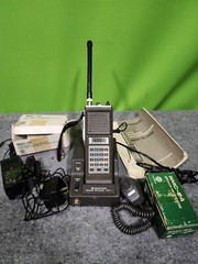 Vintage Kenwood TR2400 fm Transceiver~With Case, CHARGERS & MIC WORKS
