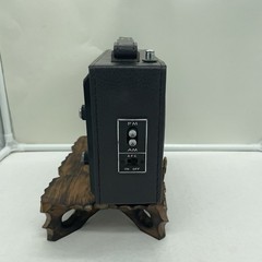 Milovac AM/FM Radio Vintage Leather Case AC/DC Solid State Works