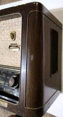 Old Grundig Tube Radio 3043 W 3D Klang Table top Wood Case Germany