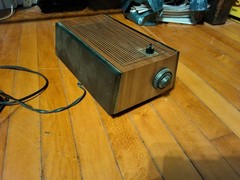 Vintage General Electric Flip Alarm Clock AM/FM Radio Model No 7-4410C