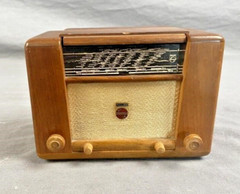 Cigarette Music Box in the Form of a Philips Radio 500A, c. 1950s promo item