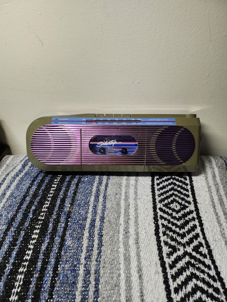 General Electric Sidestep Boom Box Untested Parts Only (Stranger Things)