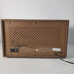 TESTED GOOD Vintage Sony Transitor Radio TFM-9450W AM FM Table Top Radio Wood