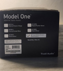 RARE COLOR NIB Tivoli Model One Frost White Edition / Green /high-gloss white
