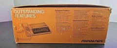 Brand New Vintage Soundesign 7560-A AM/FM Electronic Clock Radio With Kmart Tape