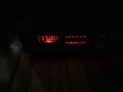 Vintage General Electric Flip Alarm Clock AM/FM Radio Model No 7-4410C