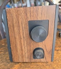 Vintage GE AM FM Table Radio Model 7-4115B Walnut Finish Working Free Shipping