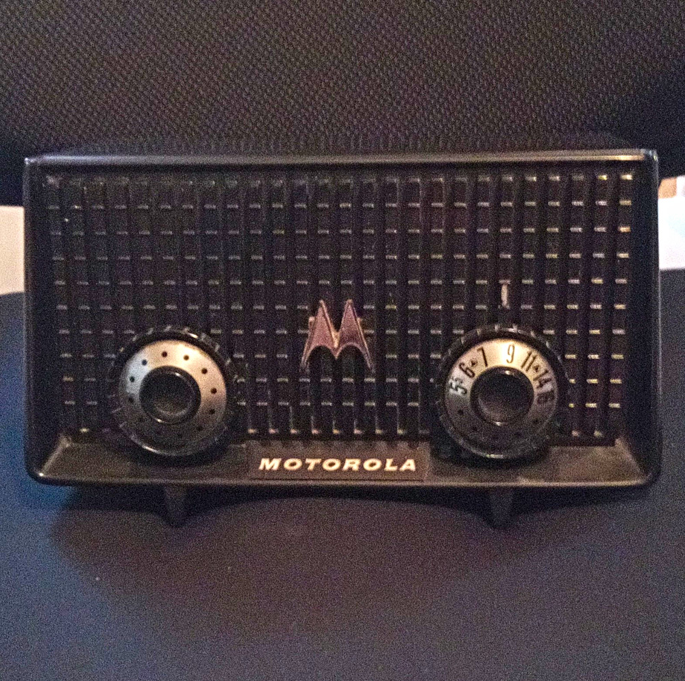 Motorola 56R Model Vintage Tube Radio, Black Excellent/Near Mint Working 📻 🔥