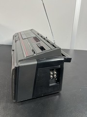 Seiko WKC-200 Super Woofer 3D Stereo Boombox Dual Cassette AM/FM- Tested Working