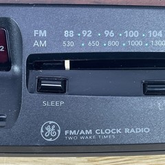 Vintage GE FM/AM Digital Clock Radio Model 7-4621A Dual Alarm Fully Functional