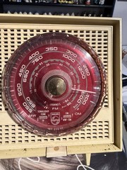 Philips Philetta de Luxe BD 274 U Tube Radio, Vintage, PU SW MW FM