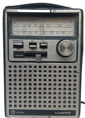 Vintage Lloyd&rsquo;s Solid State FM/AM Portable Radio Carrying Case A/C or Battery