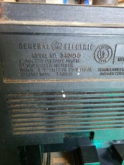 Vintage General Electric Portable AM/FM Radio/Cassette Recorder, No. 3-5240-D