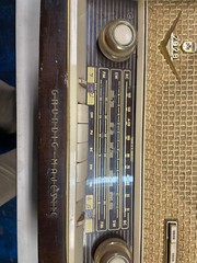 rare vintage Grundig tube radio model 2028 made in Western Germany