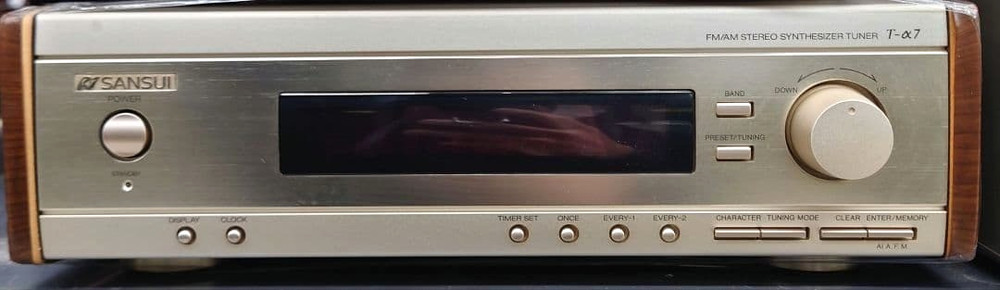 Junk SANSUI T-α7 AM/FM Stereo Tuner Receiver Vintage 1994 Main Unit Only Japan
