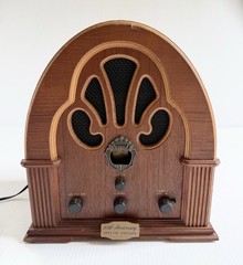Vintage Philco 95th Anniversary Cathedral AM/FM Radio Special Edition, READ