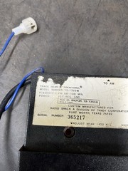 Realistic 12-1350B AM FM Converter Vintage Car Radio Shack